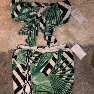 Two piece skirt and top